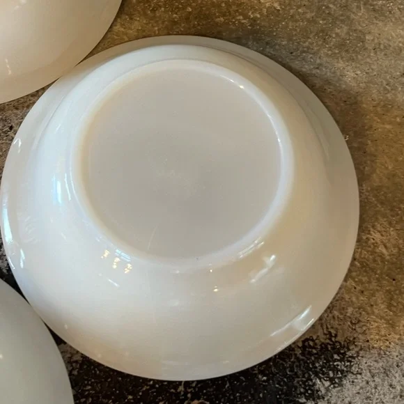 Vintage Fire King Milk Glass White Custard Dessert Bowls Cups Anchor Hocking USA - Picture 15 of 15